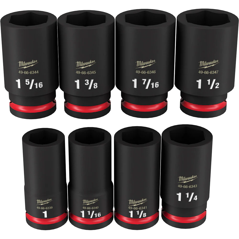 Milwaukee SHOCKWAVE Impact Duty Deep 6-Point Socket Set - Image 20