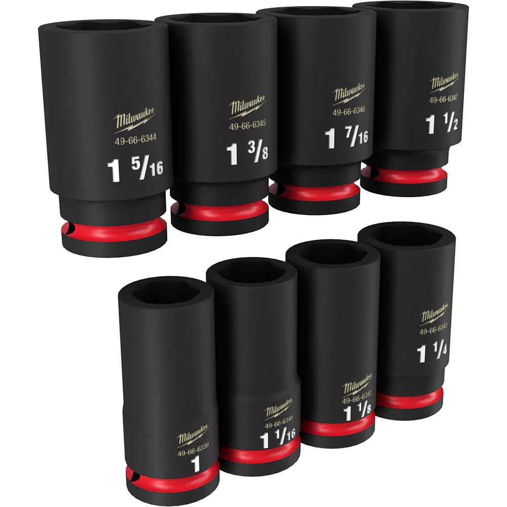 Milwaukee SHOCKWAVE Impact Duty Deep 6-Point Socket Set - Image 21
