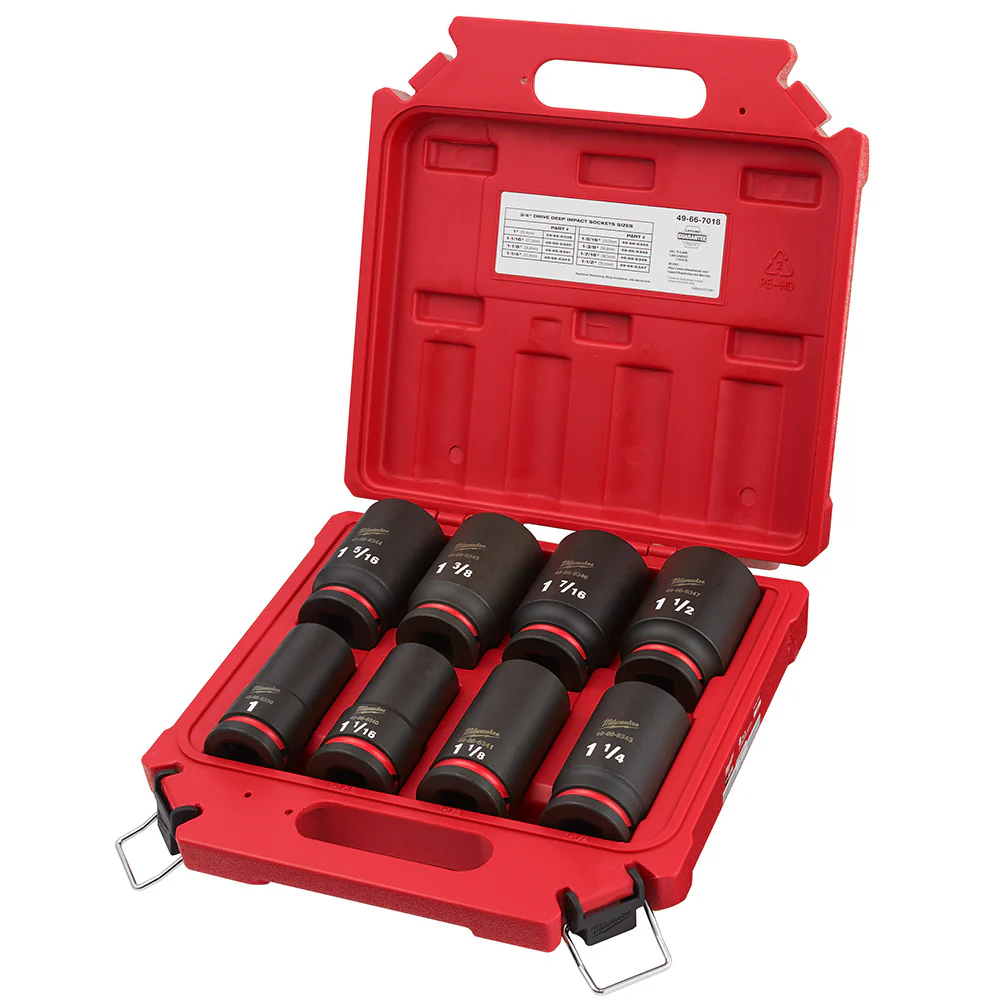 Milwaukee SHOCKWAVE Impact Duty Deep 6-Point Socket Set - Image 22