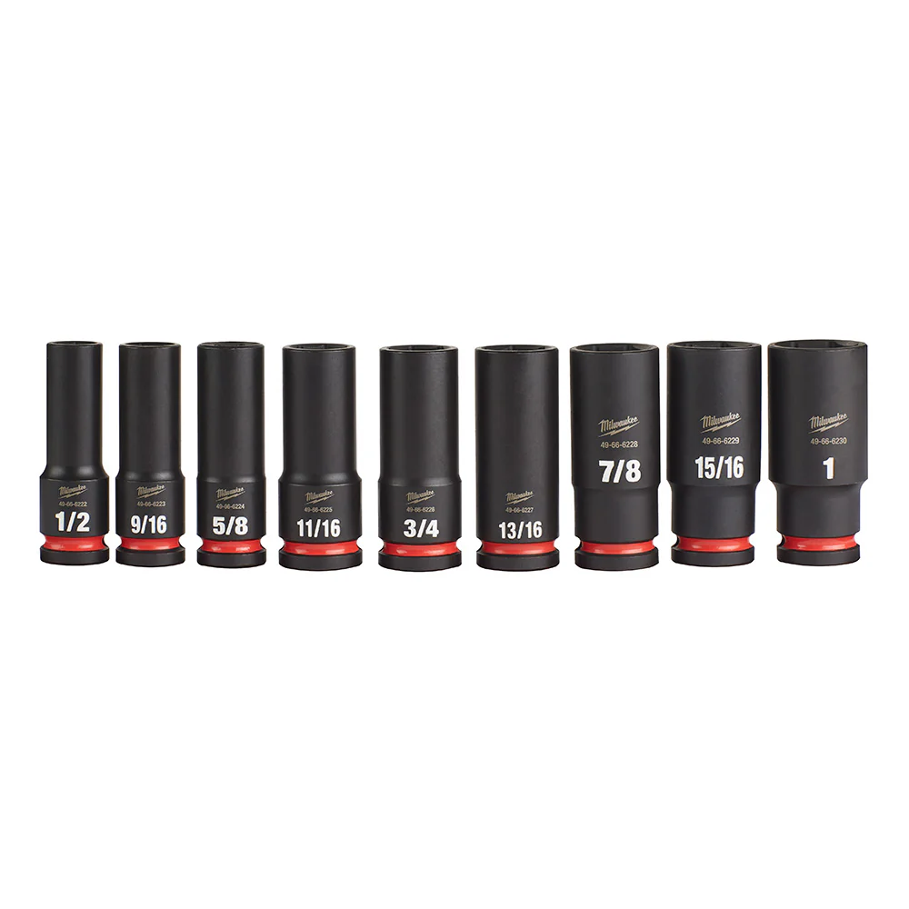 Milwaukee SHOCKWAVE Impact Duty Deep 6-Point Socket Set - Image 24