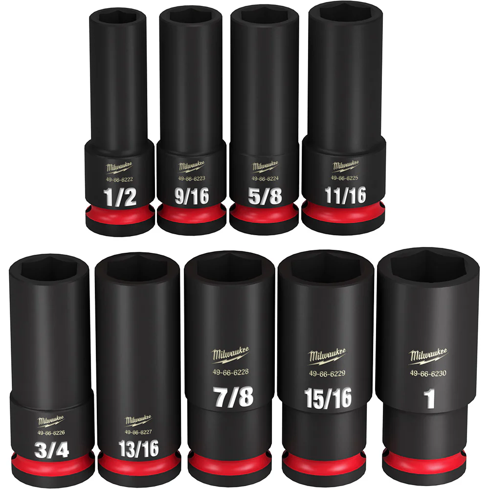 Milwaukee SHOCKWAVE Impact Duty Deep 6-Point Socket Set - Image 25
