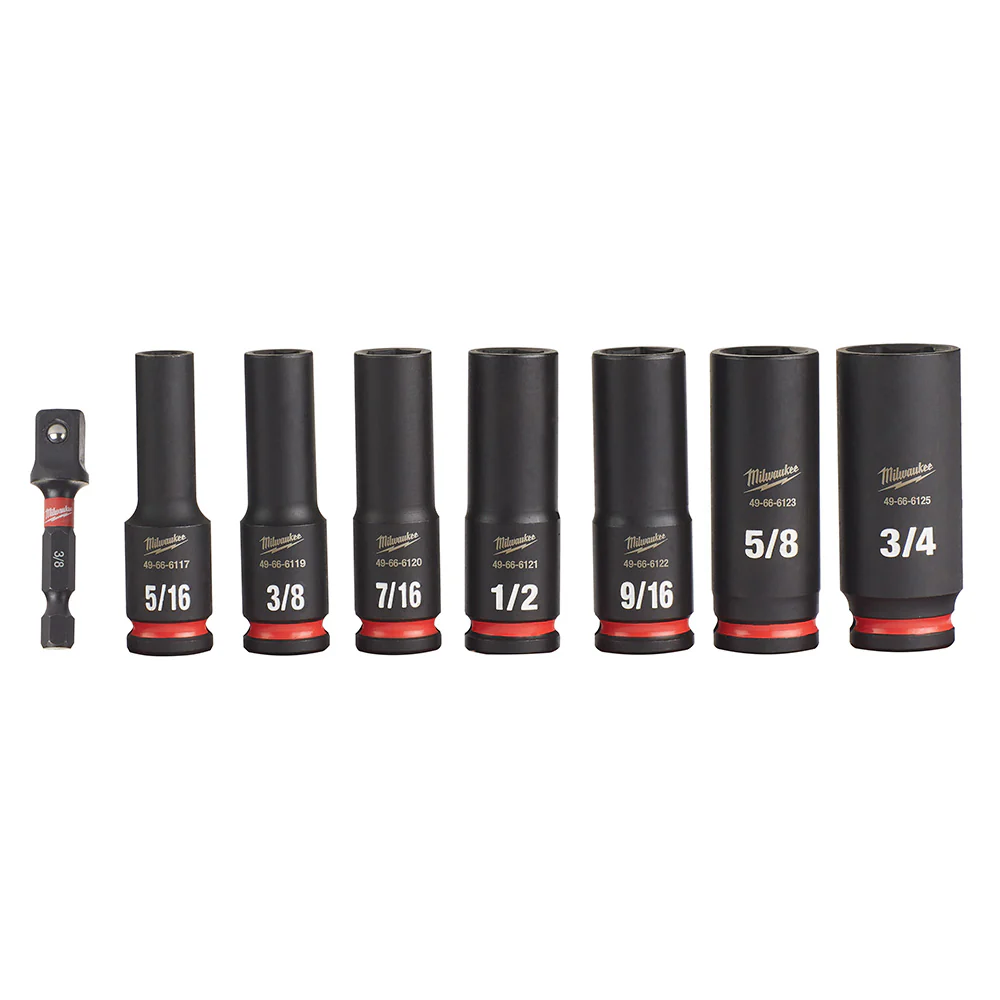 Milwaukee SHOCKWAVE Impact Duty Deep 6-Point Socket Set - Image 27