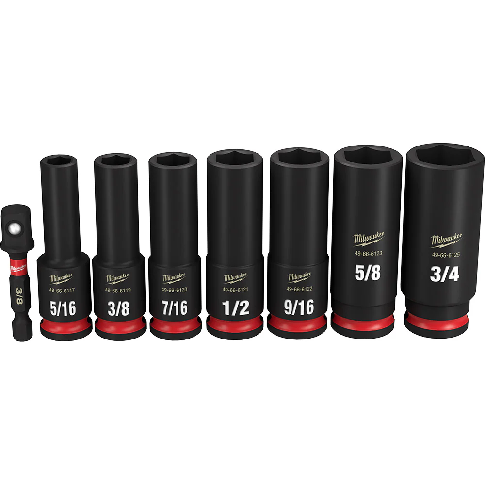 Milwaukee SHOCKWAVE Impact Duty Deep 6-Point Socket Set - Image 28