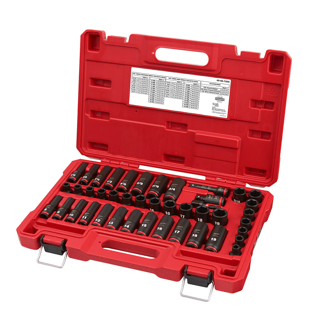 Milwaukee SHOCKWAVE Impact Duty Deep 6-Point Socket Set - Image 5