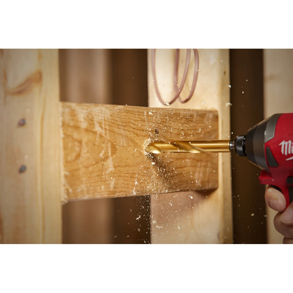 Milwaukee SHOCKWAVE Impact Duty RED HELIX Titanium Drill Bit - Image 31