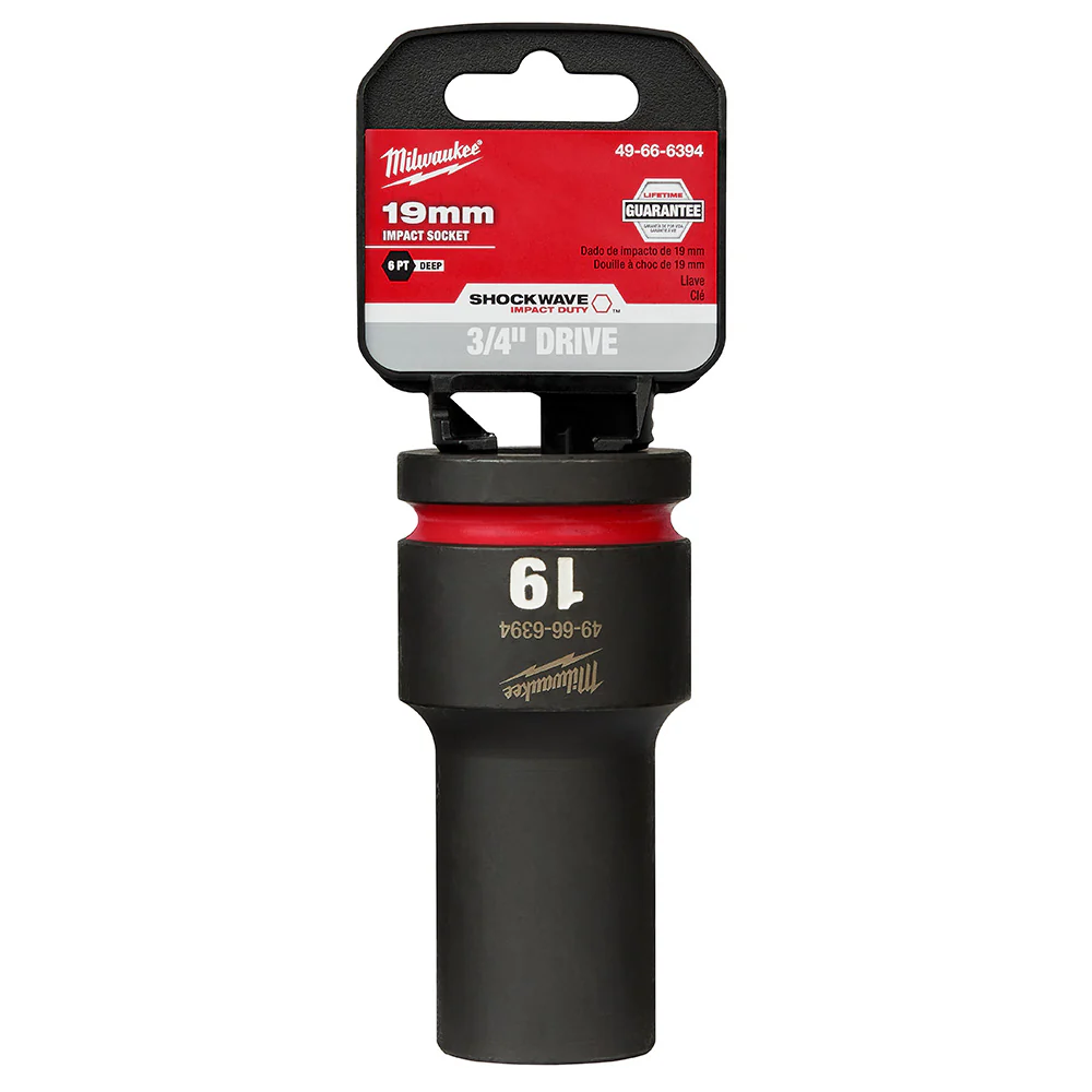 Milwaukee SHOCKWAVE Metric Impact Deep Socket 6-Point - Image 32