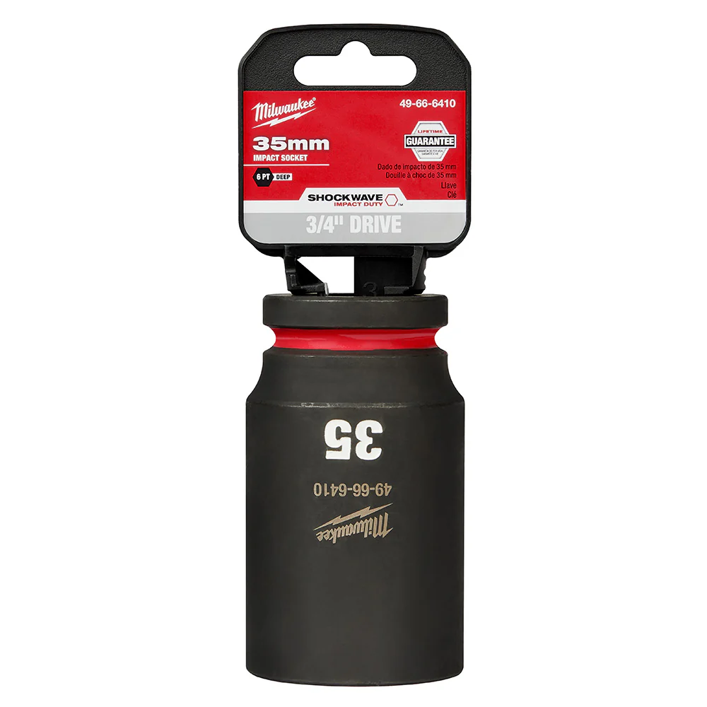 Milwaukee SHOCKWAVE Metric Impact Deep Socket 6-Point - Image 48