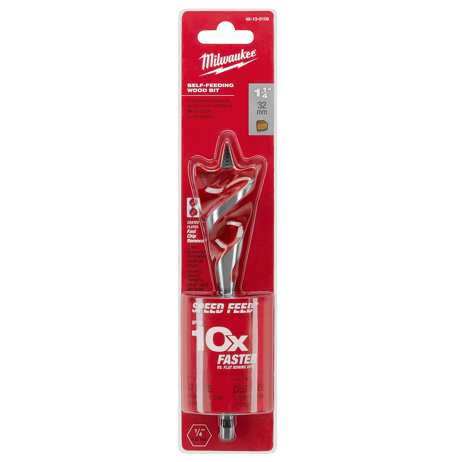 Milwaukee SPEED FEED Self-Feeding Wood Drill Bits - Image 12