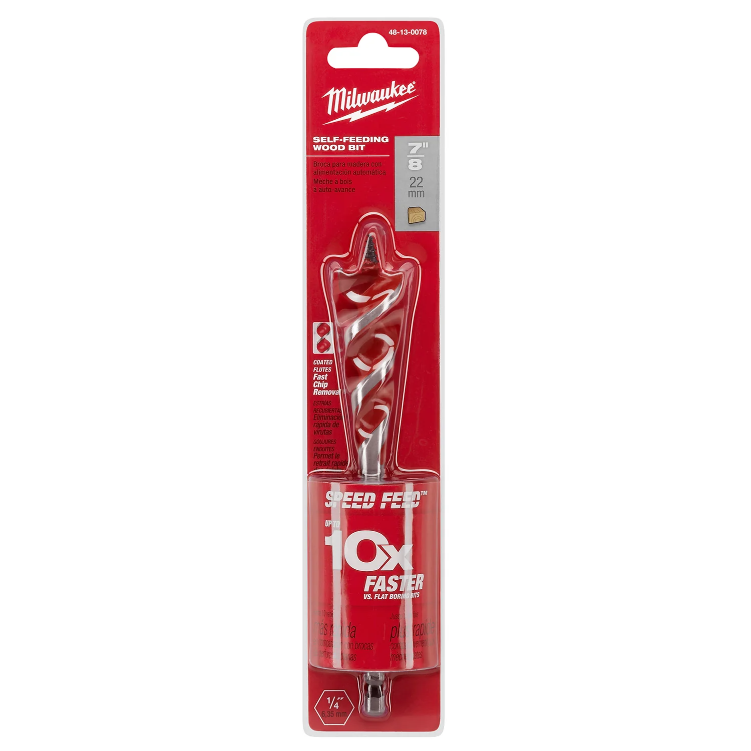 Milwaukee SPEED FEED Self-Feeding Wood Drill Bits - Image 8