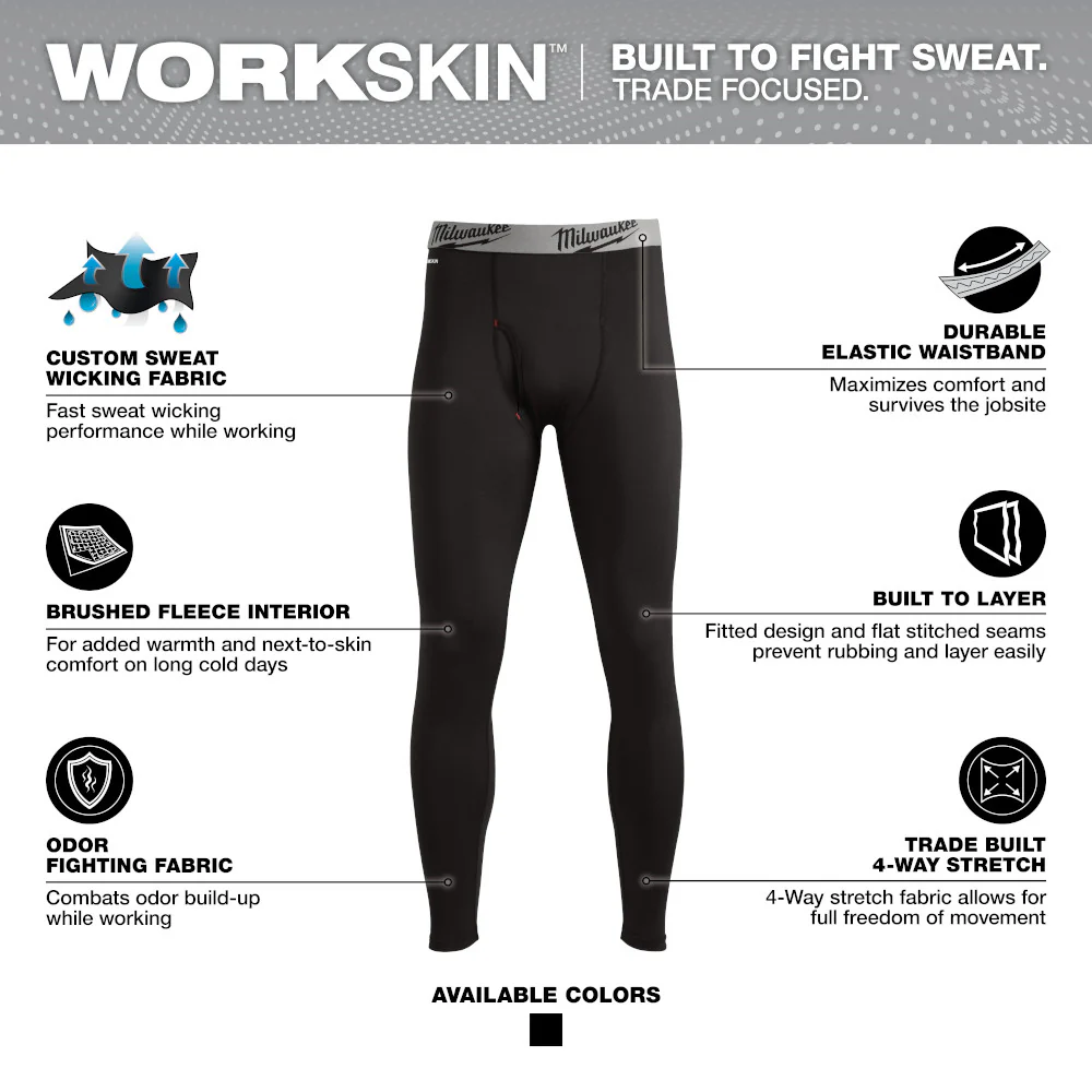 Milwaukee WorkSkin Baselayer Pants - Image 2