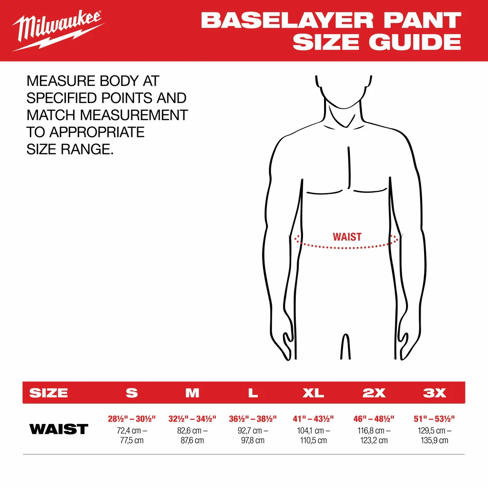 Milwaukee WorkSkin Baselayer Pants - Image 3