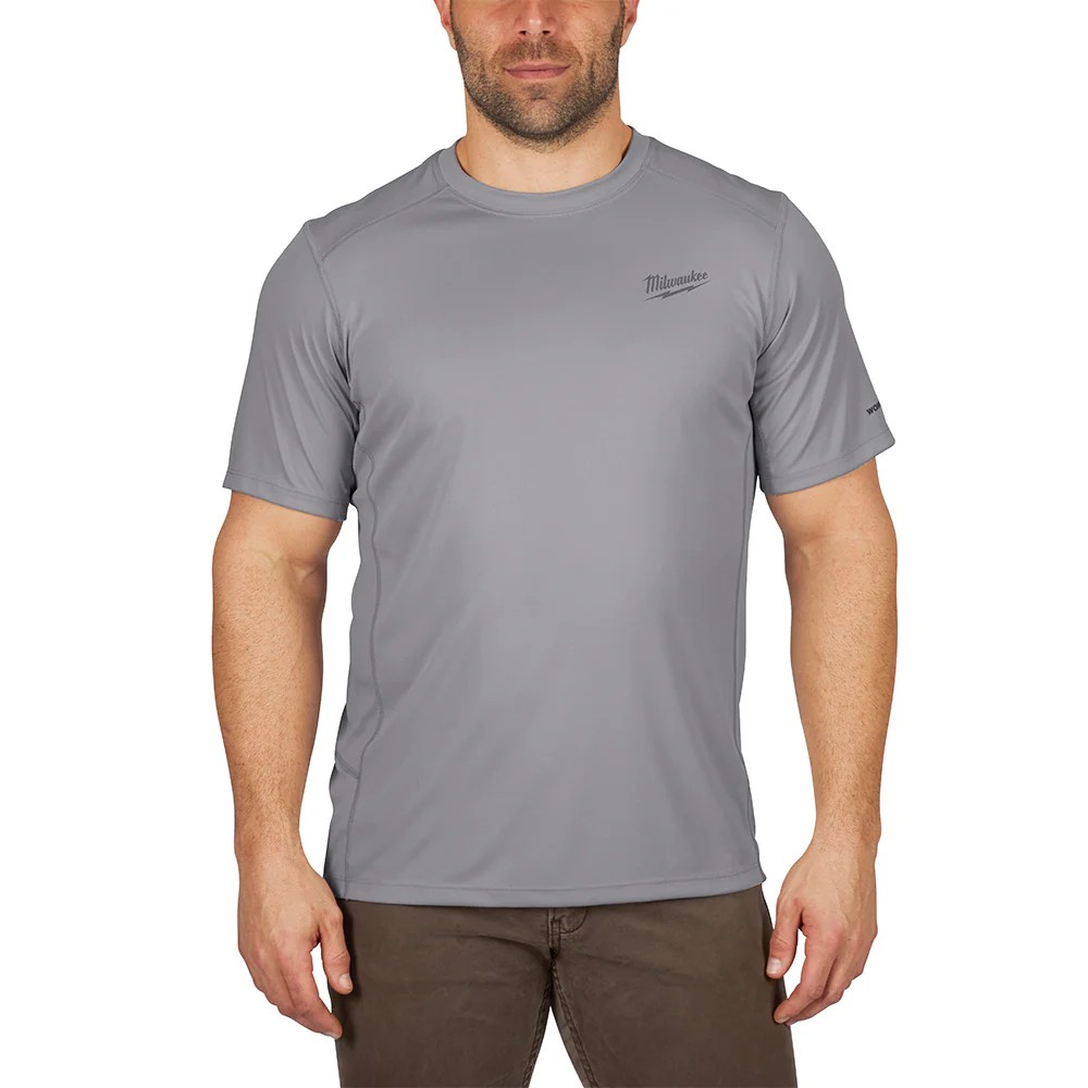 Milwaukee WORKSKIN™ Lightweight Short Sleeve Performance Shirt - Grey - Image 2