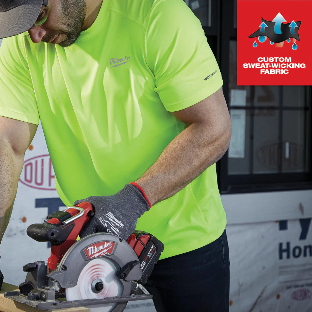 Milwaukee WORKSKIN™ Lightweight Short Sleeve Performance Shirt - Grey - Image 6
