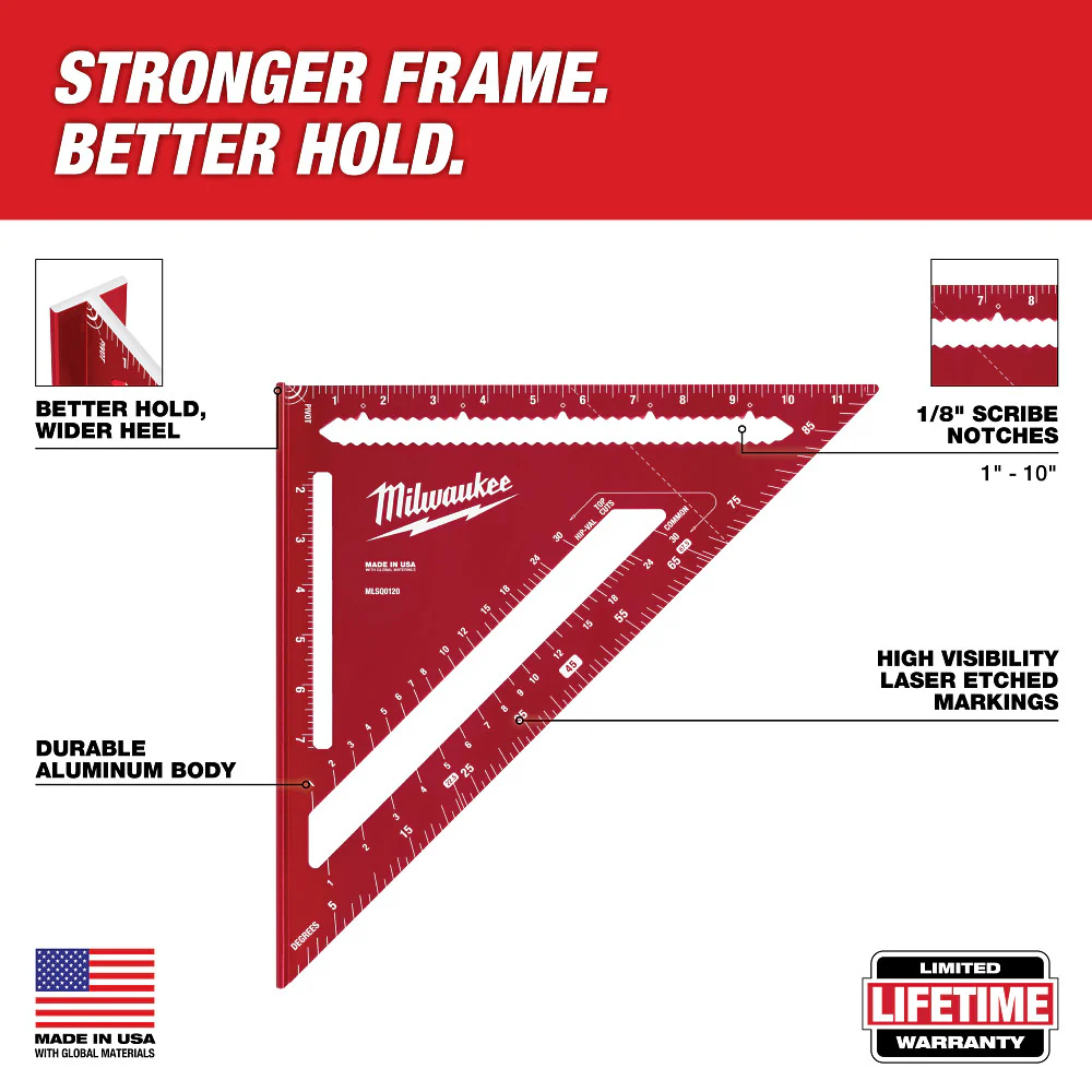 Milwaukee 12" Rafter Square - Image 2