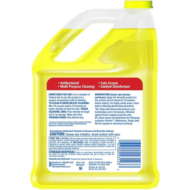 Mr. Clean Summer Citrus All-Purpose Multi Surface Cleaner - Image 10