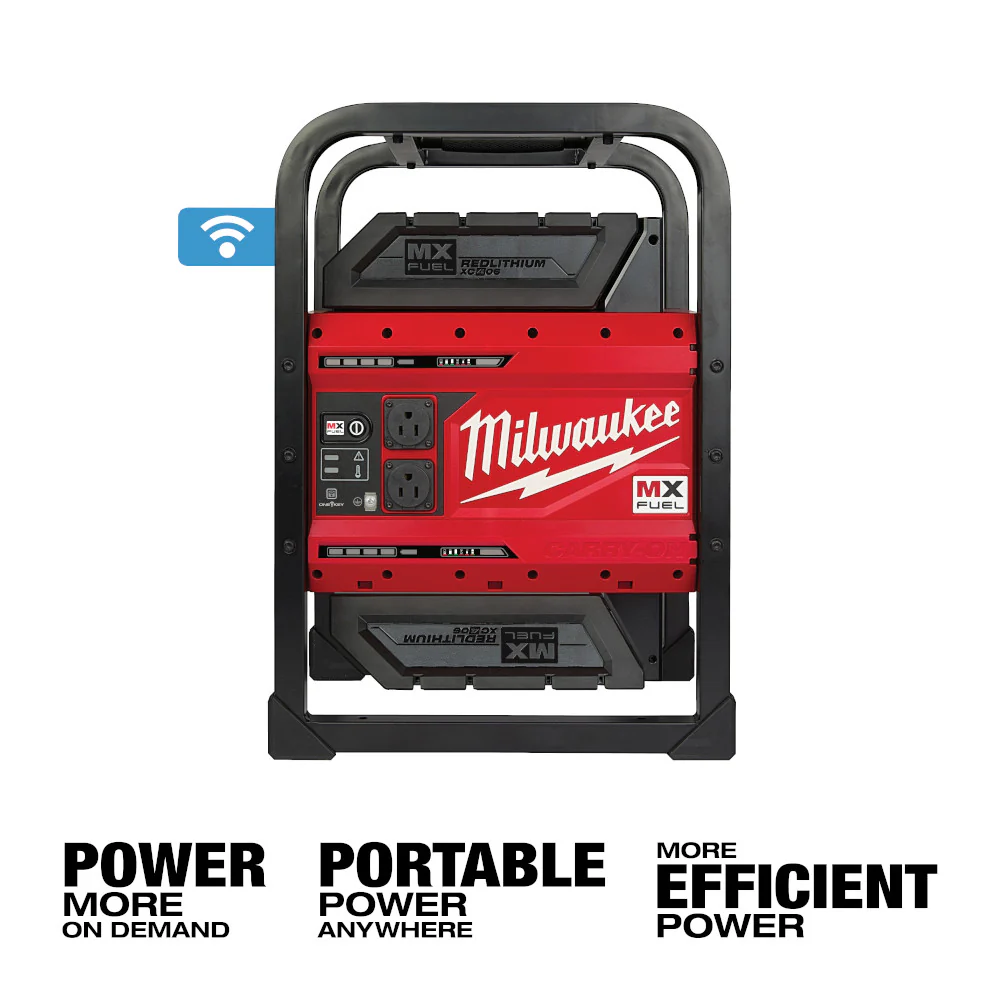 Milwaukee MX FUEL CARRY-ON 3600W/1800W Power Supply - Image 4