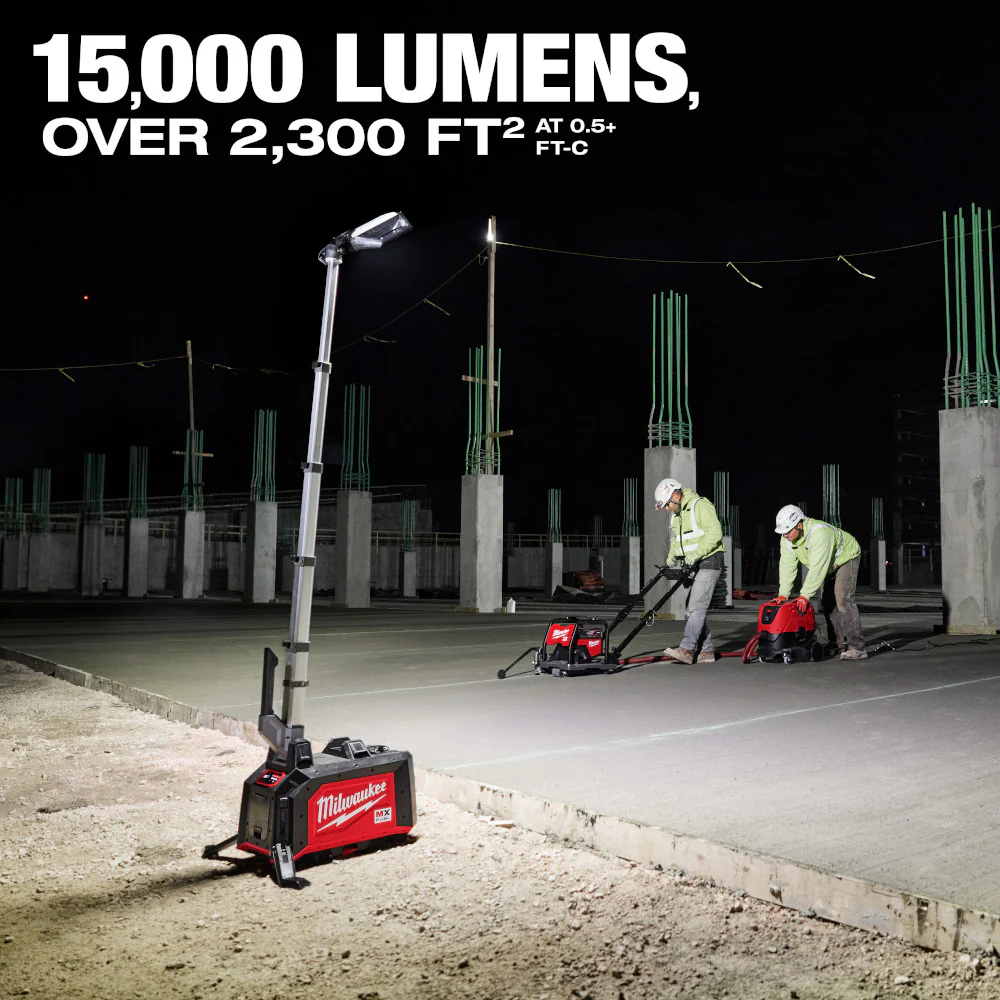 Milwaukee MX FUEL™ ROCKET™ Dual Power Compact Tower Light Kit - Image 9