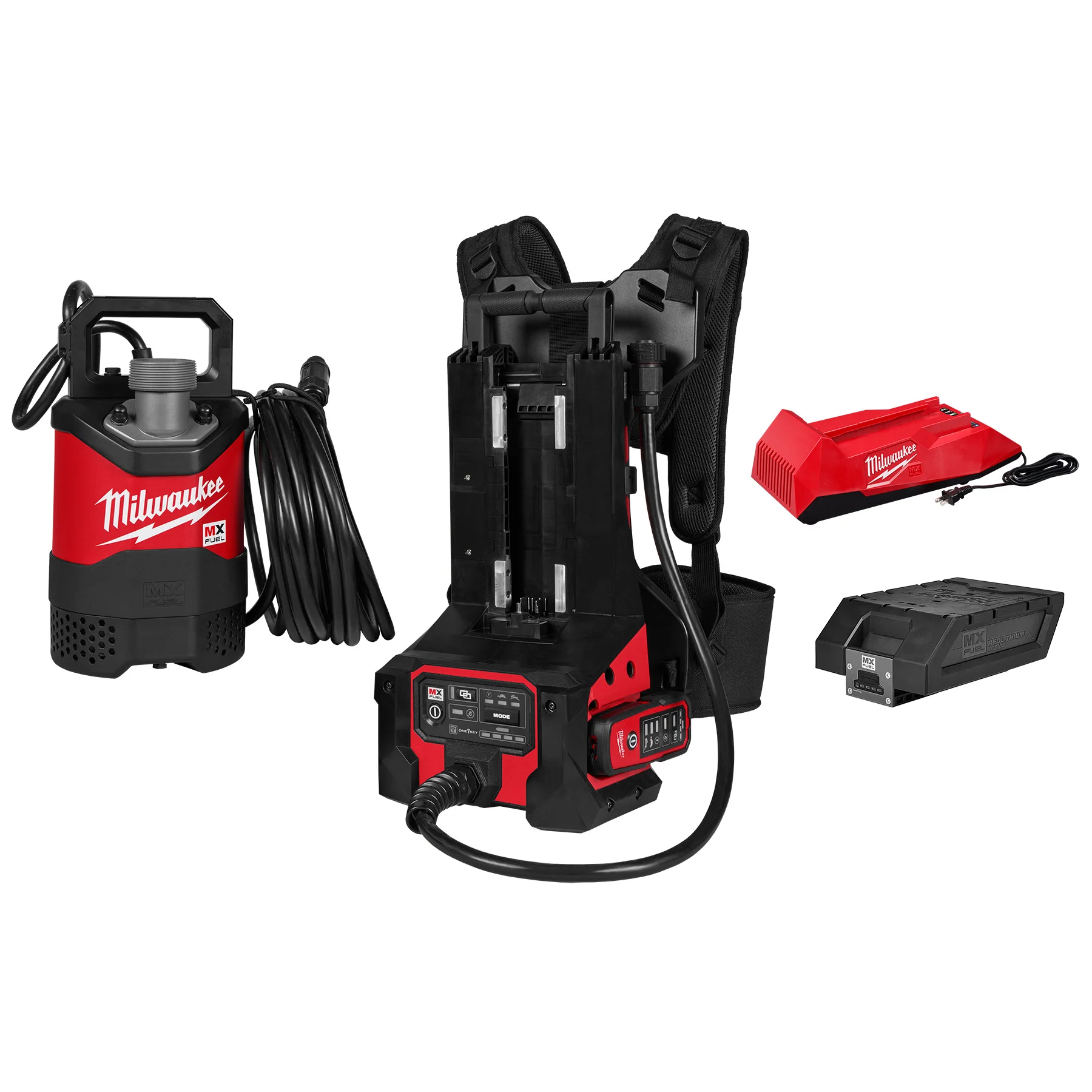 Milwaukee MX FUEL™ 1HP 2" Submersible Pump Kit