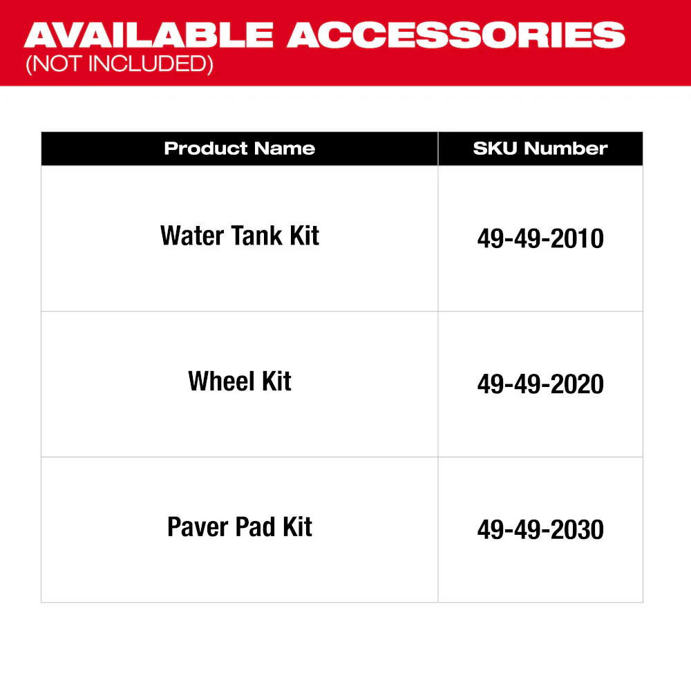 Milwaukee MX FUEL™ 20" Plate Compactor Kit - Image 13