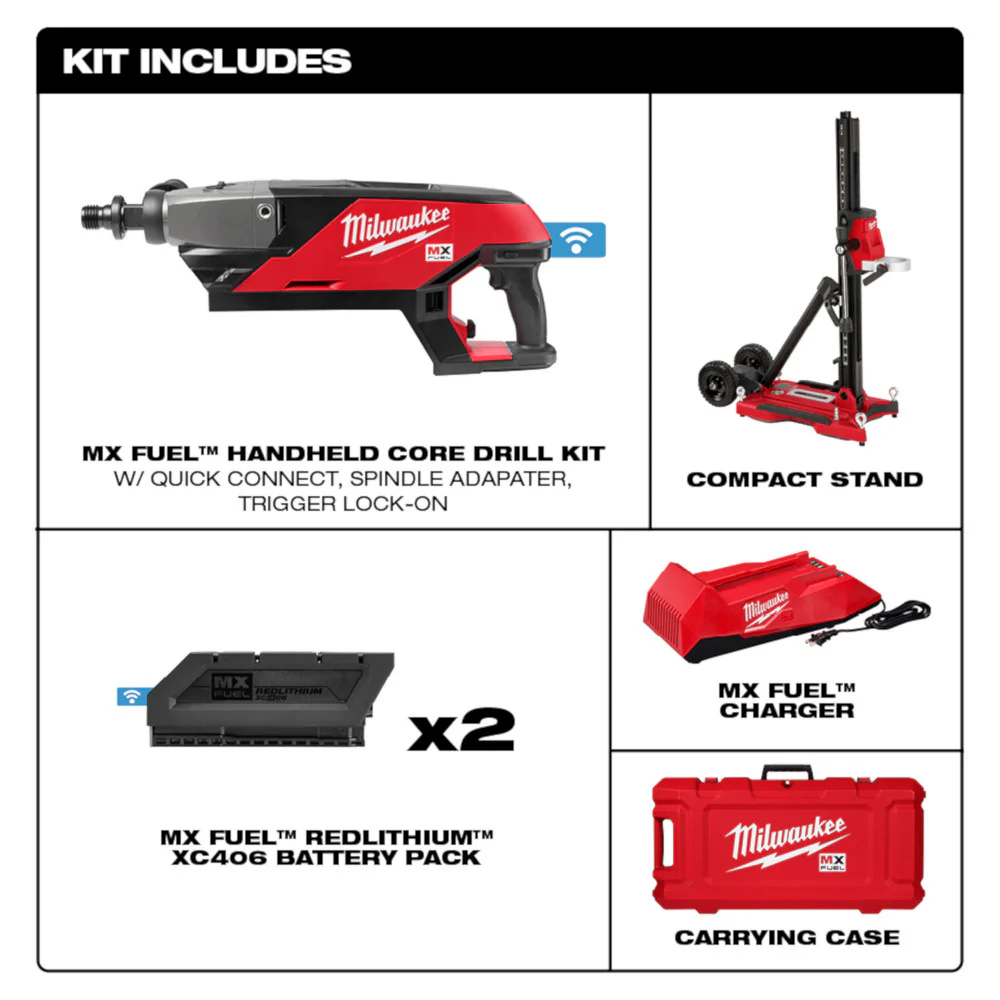 Milwaukee MX FUEL™ Handheld Core Drill Kit w/ Stand - Image 2