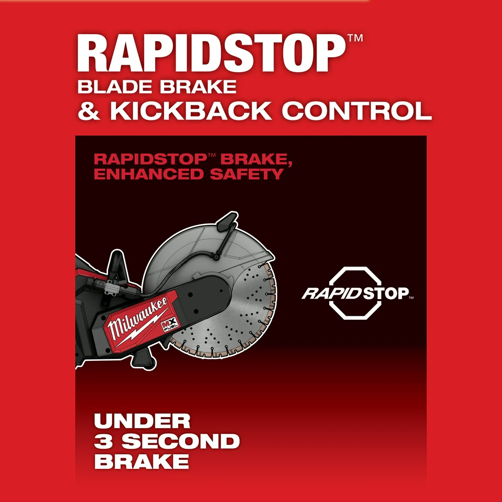 Milwaukee MX FUEL™ 14" Cut-Off Saw w/ RAPIDSTOP™ Brake - Image 5