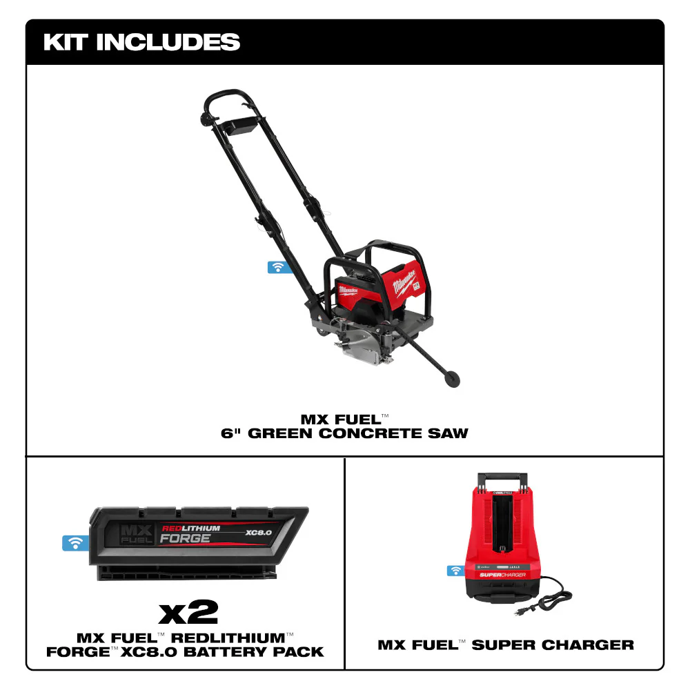 Milwaukee MX FUEL™ 6" Green Concrete Saw Kit - Image 2