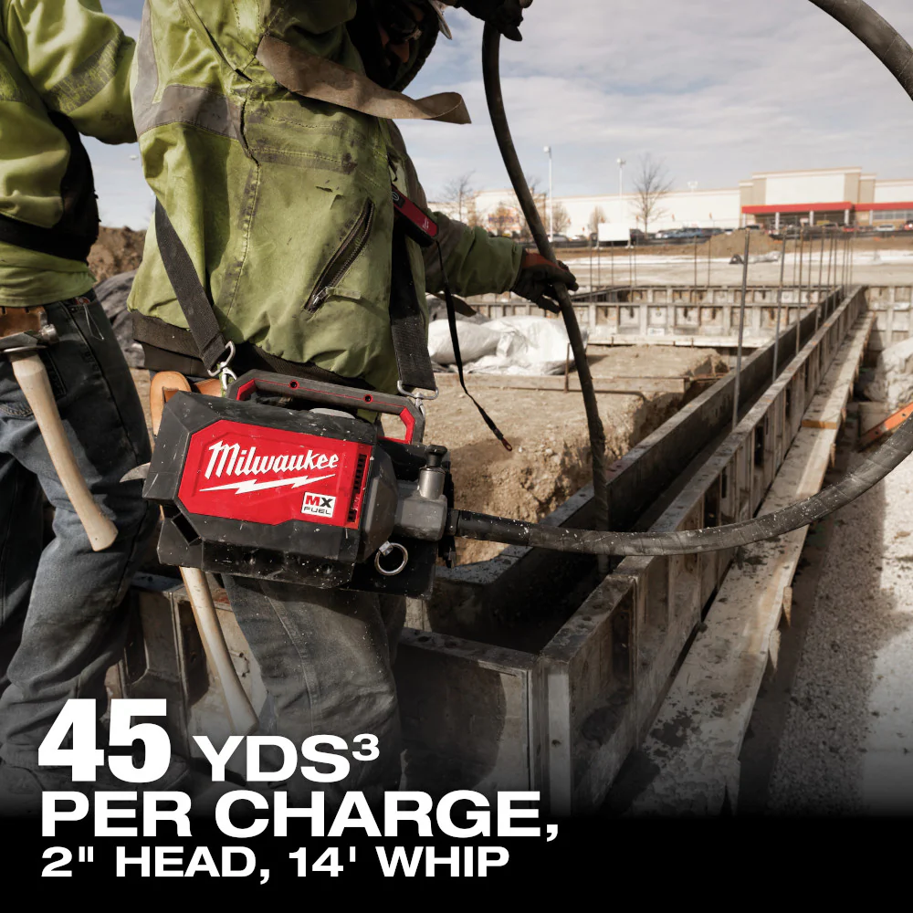 Milwaukee MX FUEL Concrete Vibrator Kit - Image 10