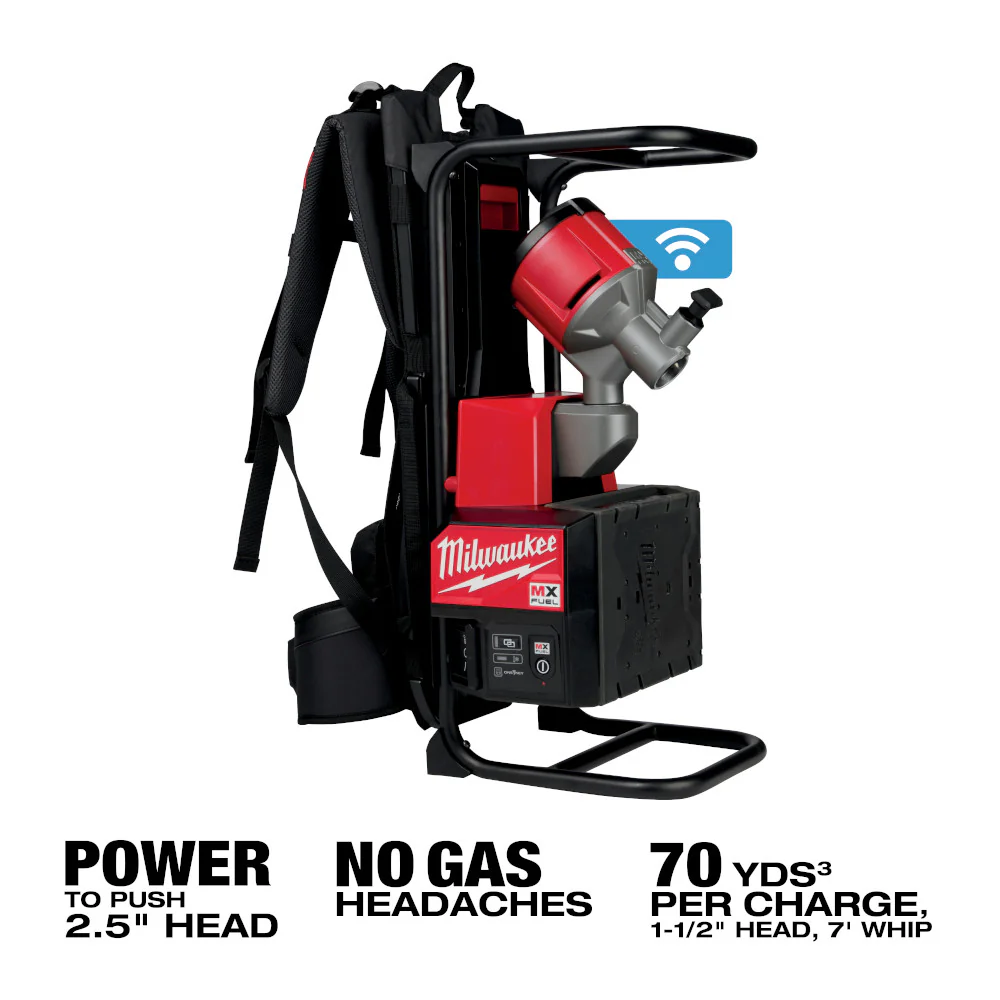 Milwaukee MX FUEL Backpack Concrete Vibrator Kit - Image 4