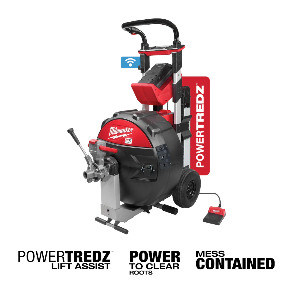Milwaukee MX FUEL™ Sewer Drum Machine W/ POWERTREDZ™ - Image 3