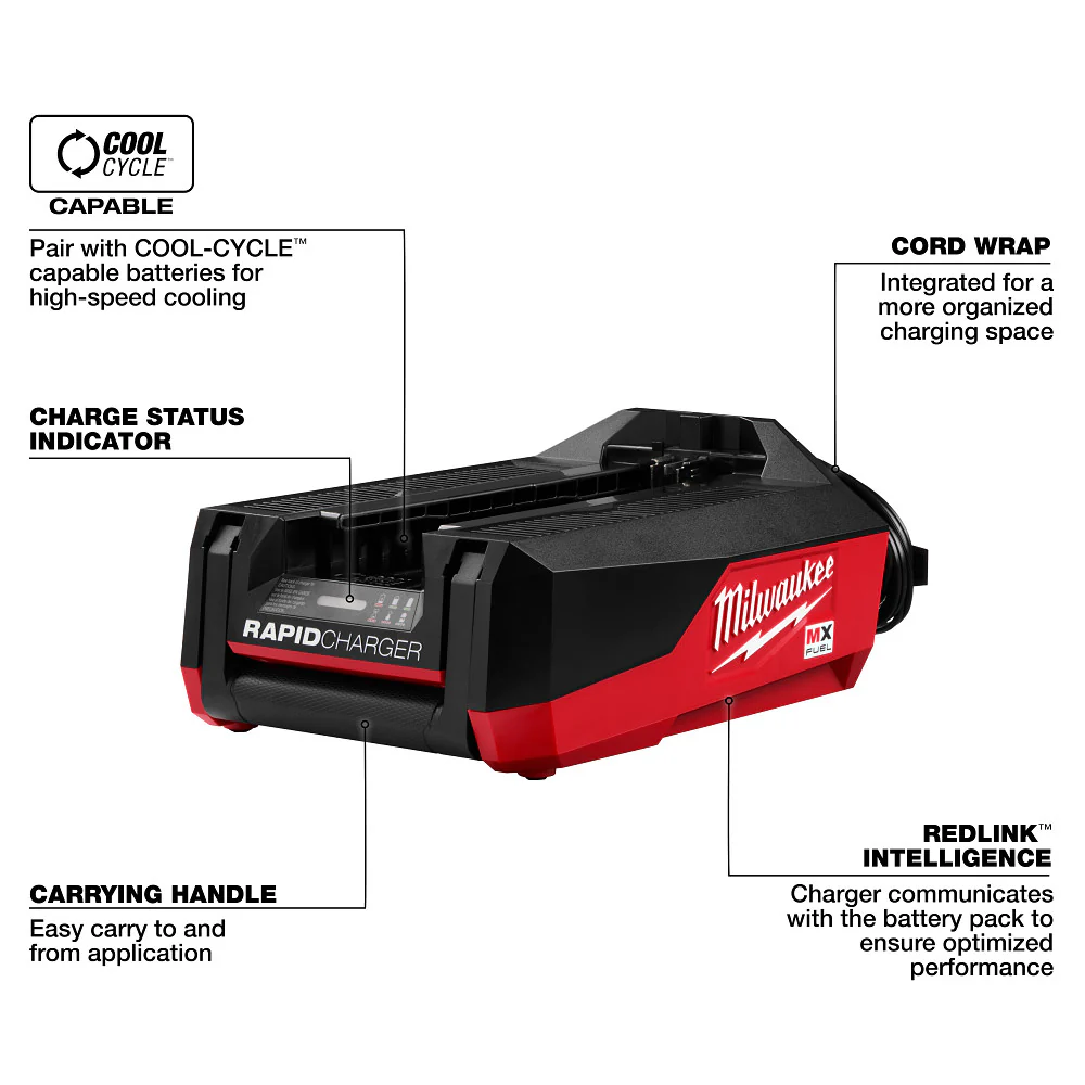 Milwaukee MX FUELâ„¢ Rapid Charger - Image 6