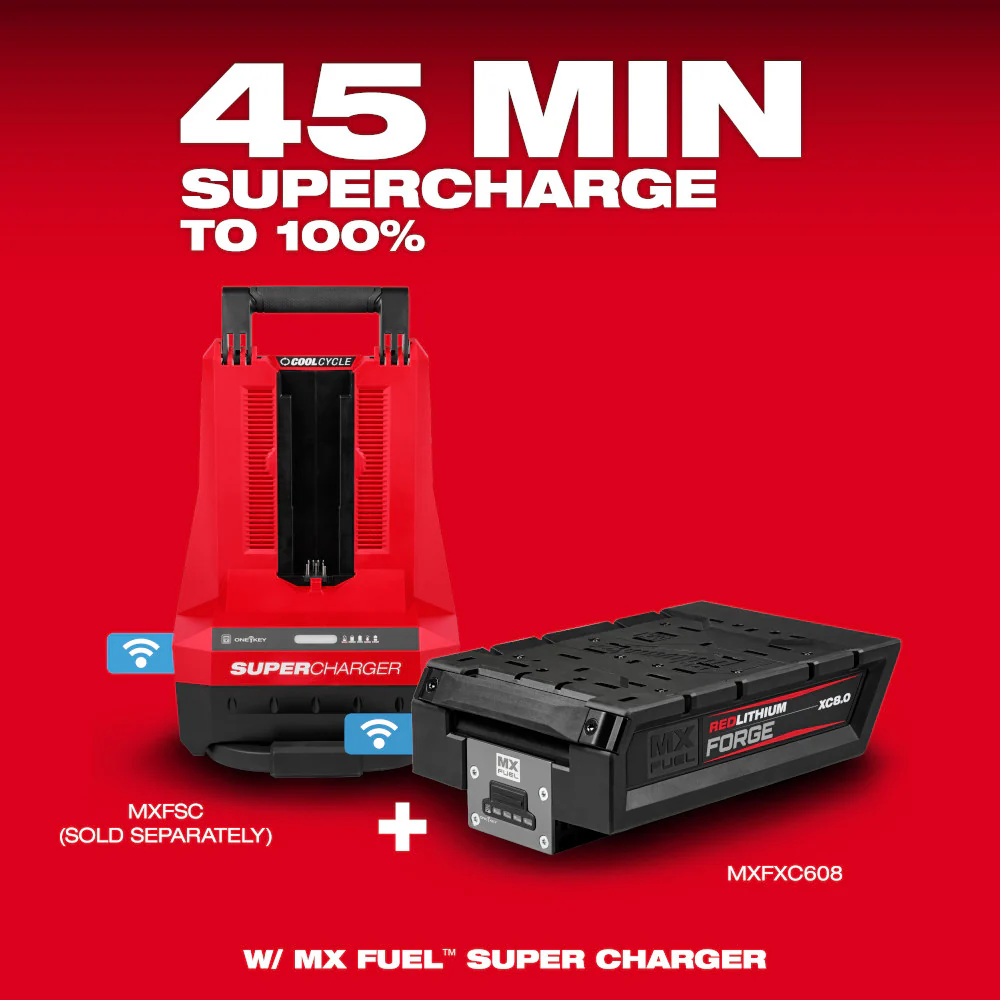 Milwaukee MX FUELâ„¢ REDLITHIUMâ„¢ FORGEâ„¢ XC 8.0 Battery Pack - Image 6