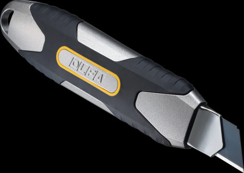 Olfa MXP-L 18mm Die-Cast Aluminum Handle Ratchet Knife - Image 3