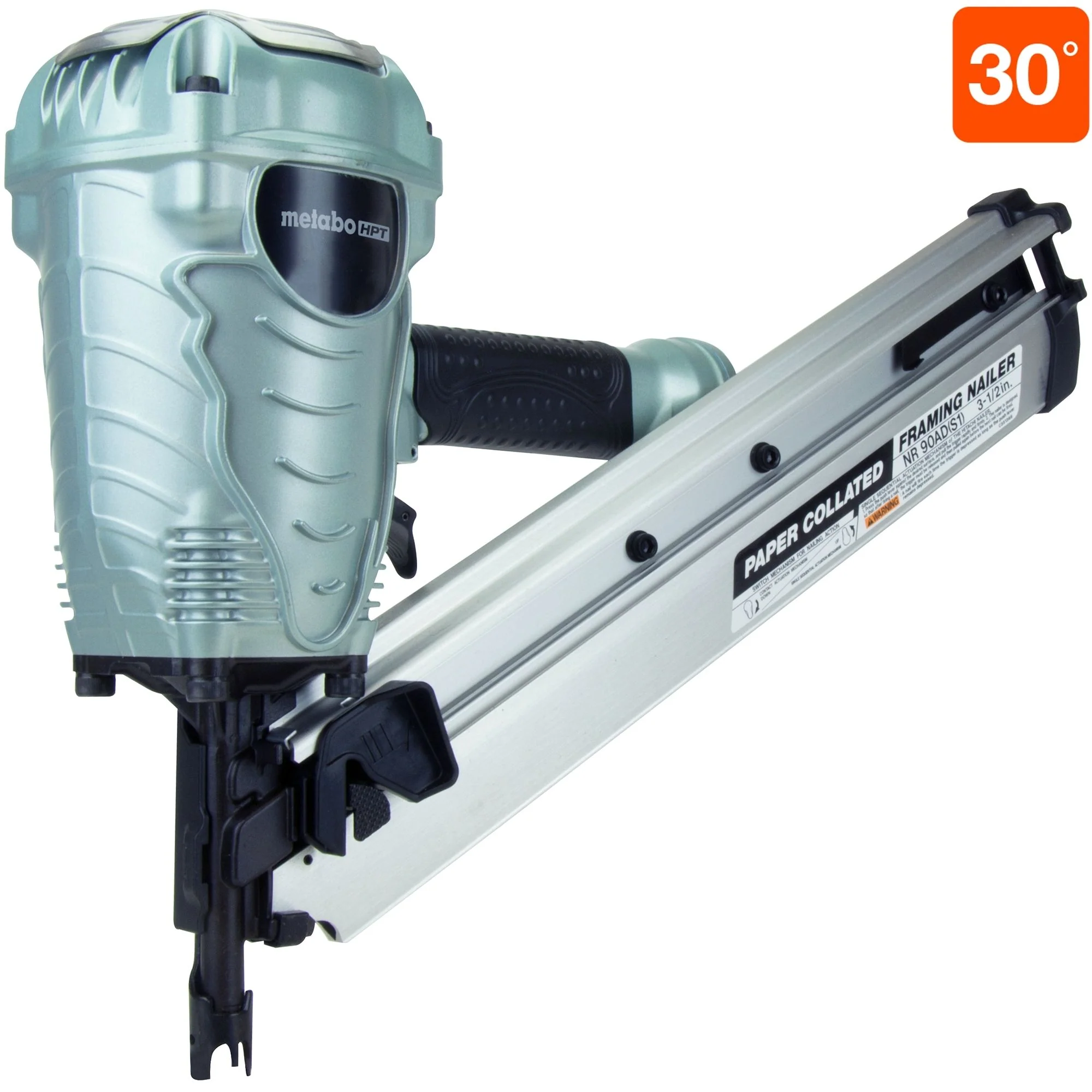Metabo 3-1/2" 30° Paper Collated Framing Strip Nailer - Image 5