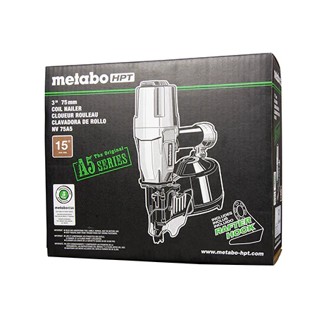 Metabo 3" Siding/Light Framing (Sheathing) Coil Nailer - Image 3