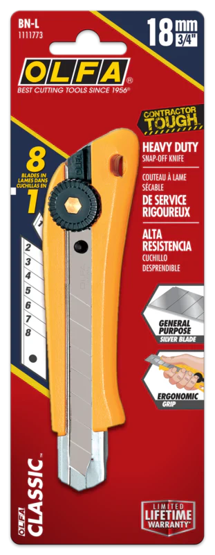 Olfa BN-L 18mm Ratchet Lock Basic Utility Knife - Image 3