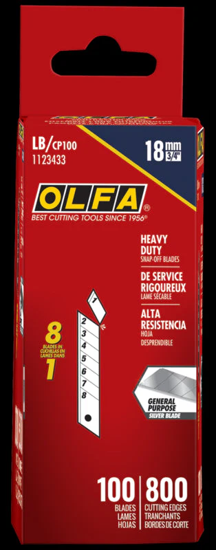 Olfa LB 18mm Silver Snap Blades - Image 3