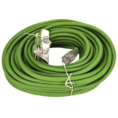 Outdoor SJEOW Extension Cord Lighted Single Tap Green - Image 13