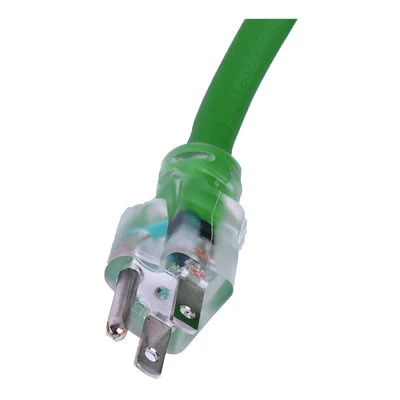 Outdoor SJEOW Extension Cord Lighted Single Tap Green - Image 4