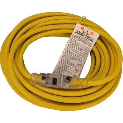 Outdoor SJTW Extension Cord Lighted Single Tap Yellow - Image 31