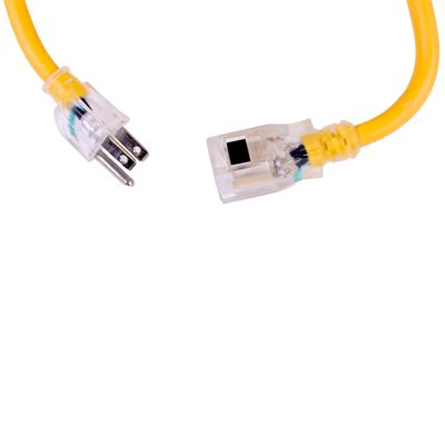 Outdoor SJTW Extension Cord Lighted Single Tap Yellow - Image 34