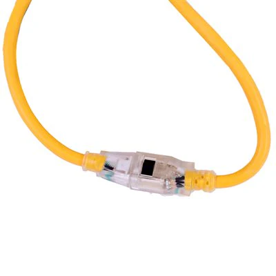Outdoor SJTW Extension Cord Lighted Single Tap Yellow - Image 43