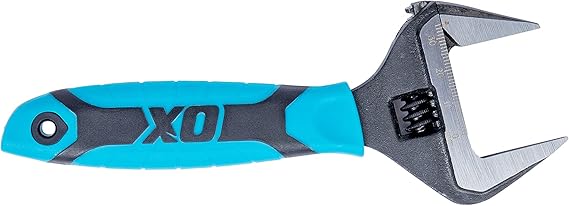 OX Pro 8" Wide Jaw Adjustable Wrench - Image 2