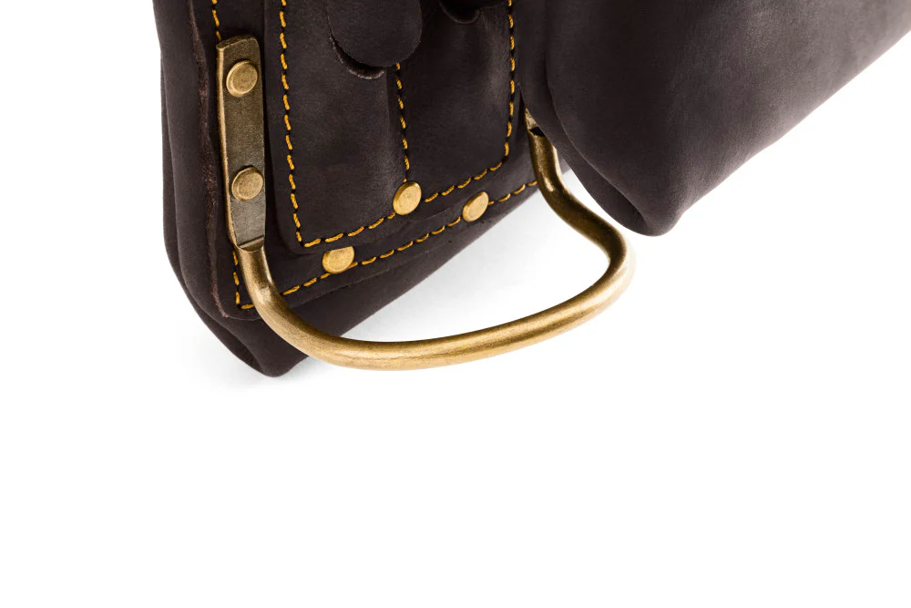 OX Pro 10 Pocket Oil-Tanned Leather Nail & Tool Pouch - Image 4