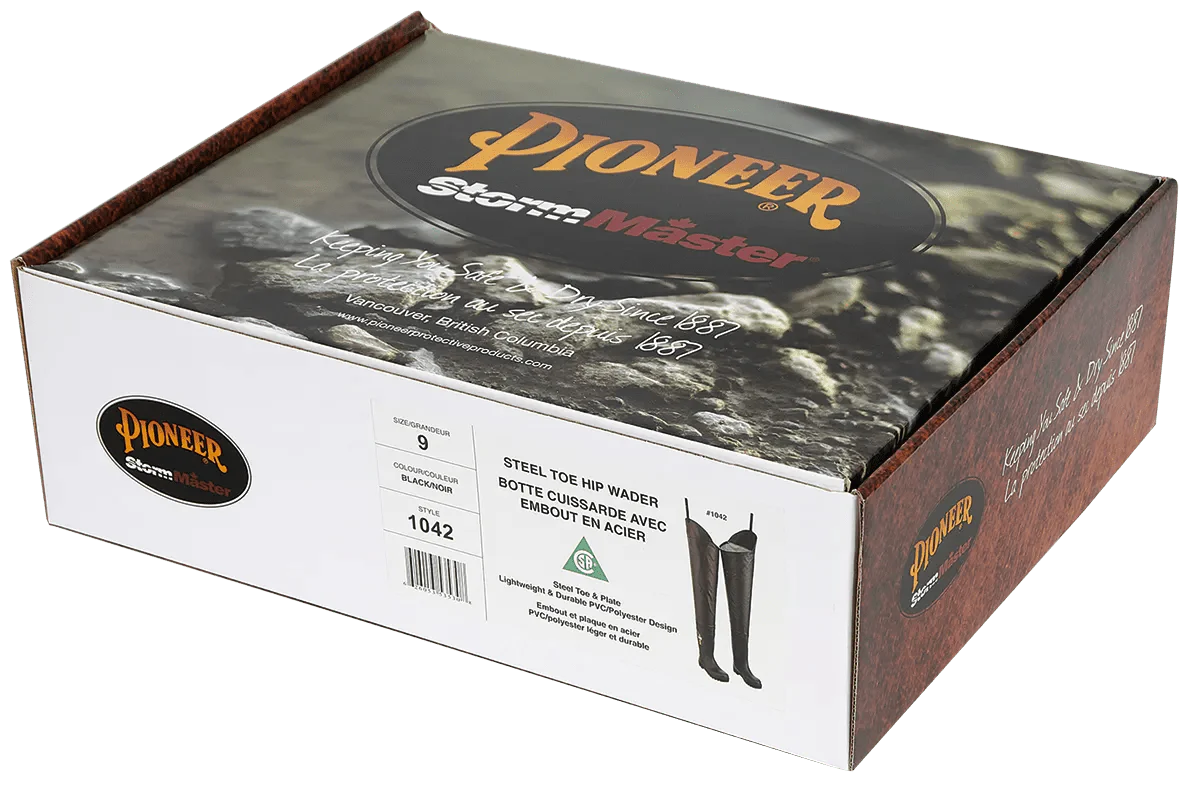 Pioneer Black Steel Toe/Plate Hip Wader - Image 2