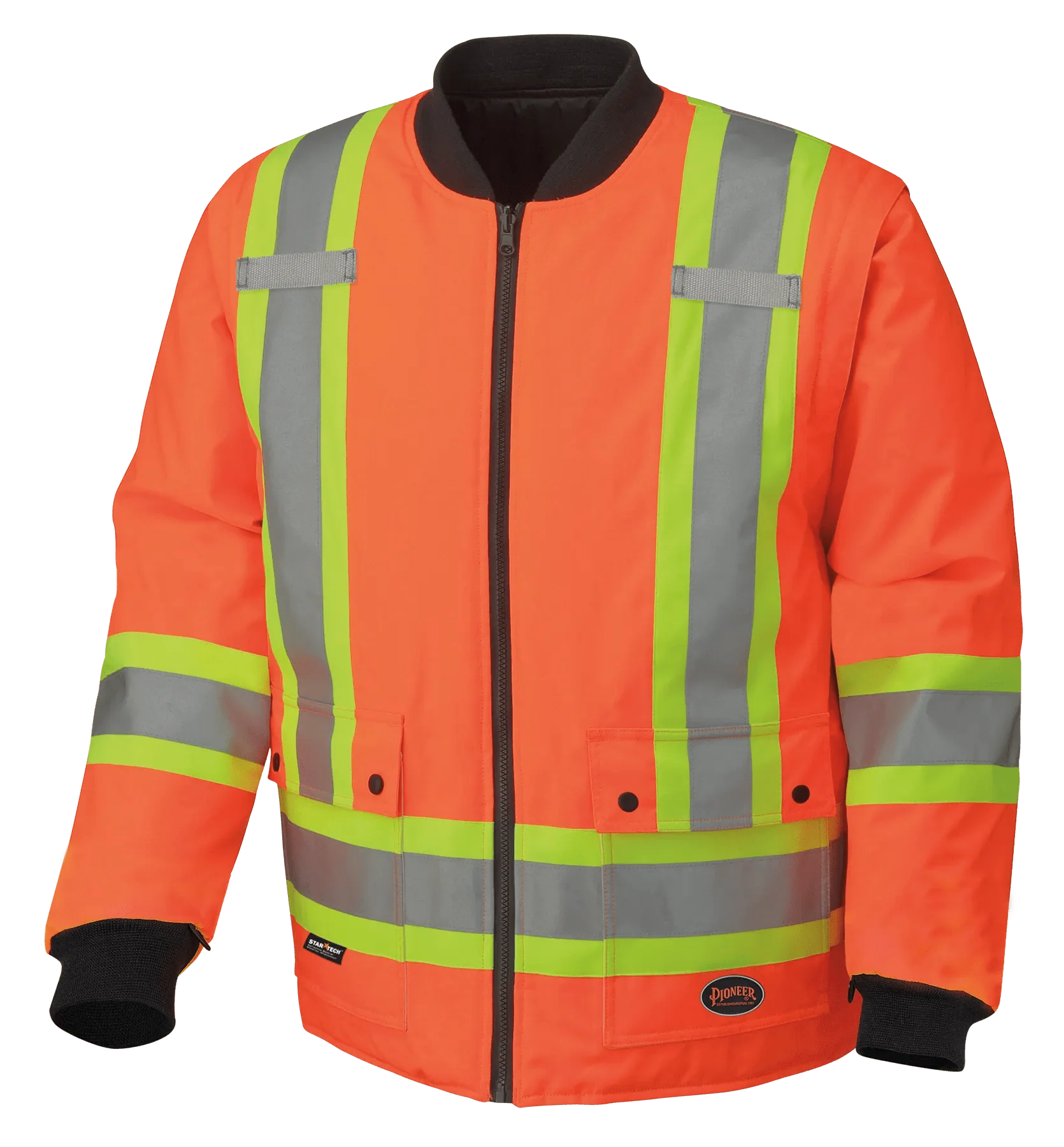 Pioneer Hi-Vis 7-In-1 Waterproof Parka w/ Detachable Hood - Image 5