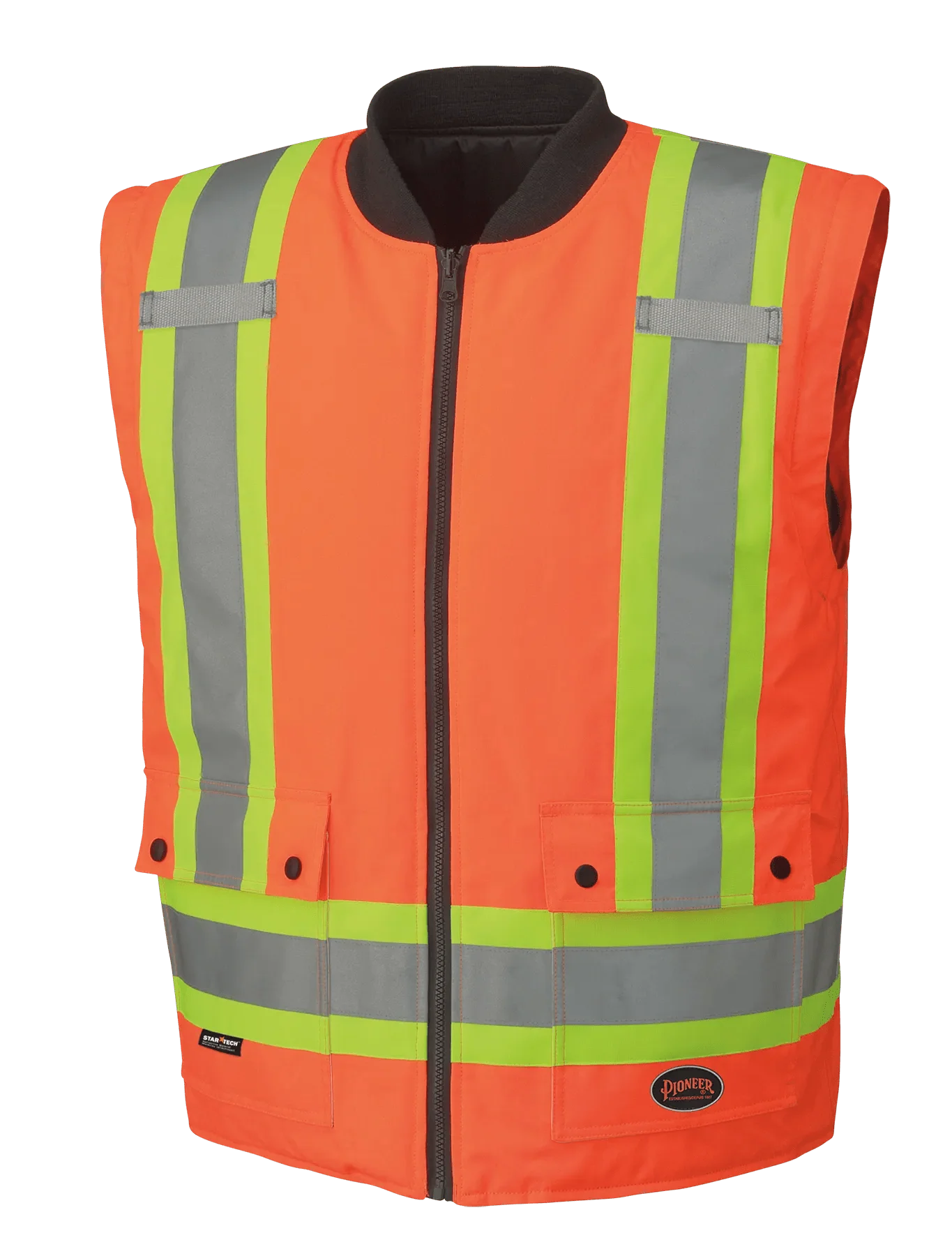 Pioneer Hi-Vis 7-In-1 Waterproof Parka w/ Detachable Hood - Image 6