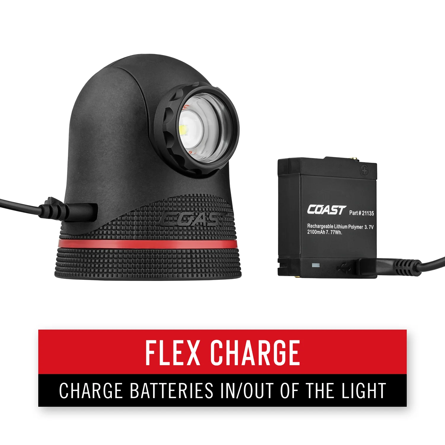 Coast PM500R Rechargeable Magnetic LED Work Light - Image 5