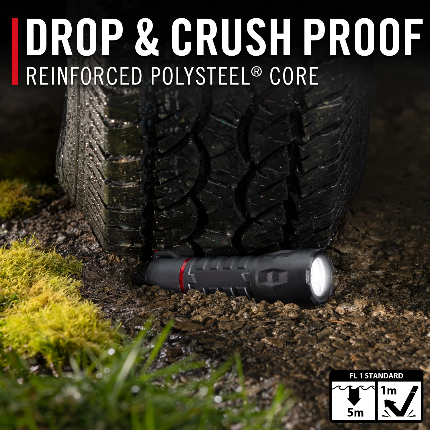 Coast Polysteel 500R Rechargeable Fixed Focus Flashlight - Image 4