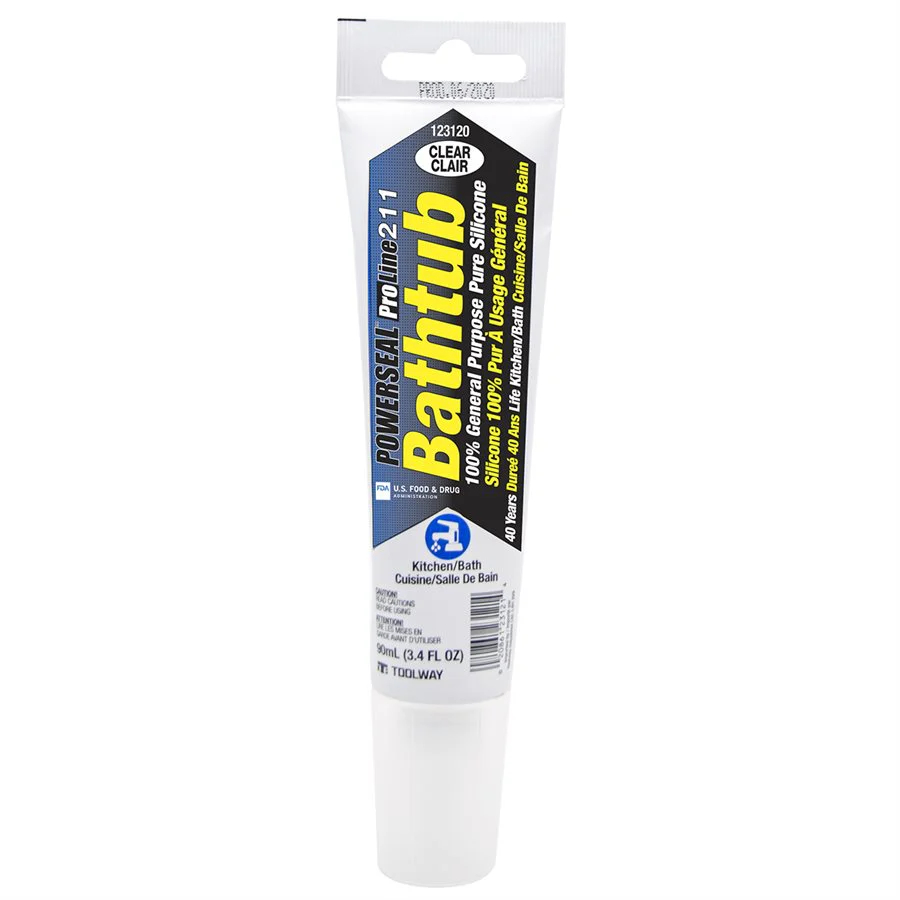 Powerseal Silicone Bath & Tile Sealant - 90mL