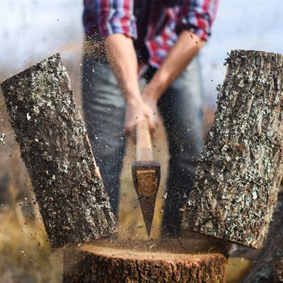 ProYard Wood Splitting Axe Hickory Handle - Image 4